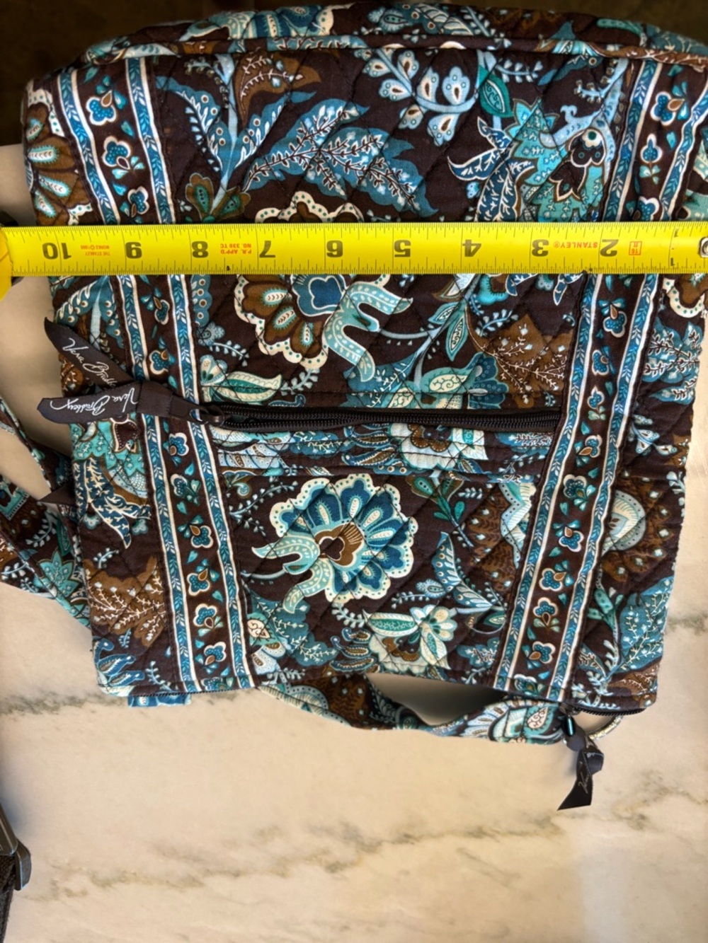 Vera Bradley Retired Print Java Blue Y2K 8pc Rolling Paisley Luggage Set - Picture 15 of 16